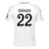 Officiële Voetbalshirt + Korte Broek Real Madrid Rudiger 22 Thuis 2024-25 - Kids